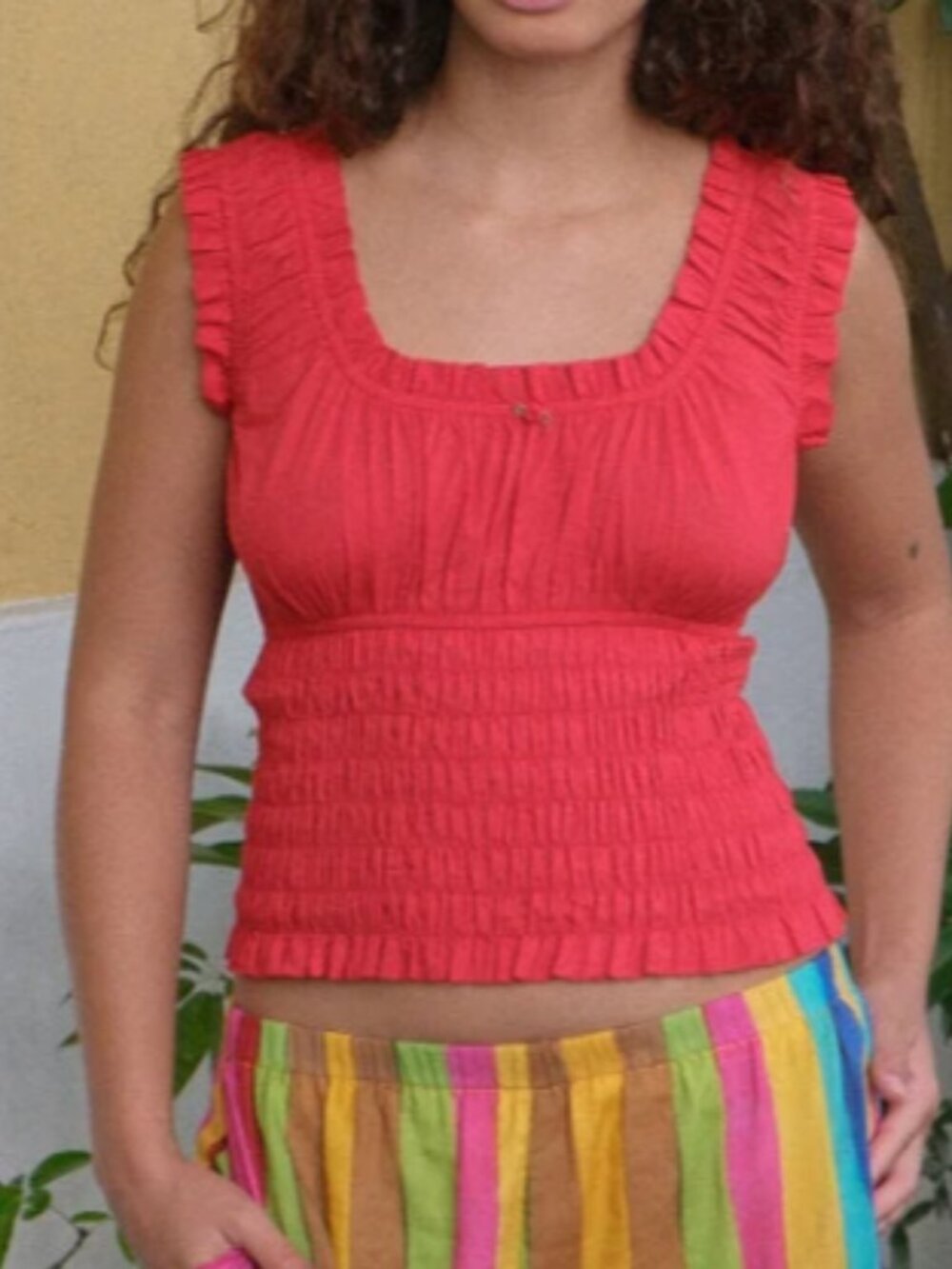 Hallie Top - Cherry Red - Lisa Says Gah - NWT